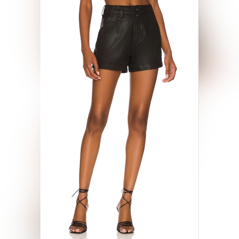 NWT PAIGE 'Mayslie' Pleated Short, Coating Collection, Size 34